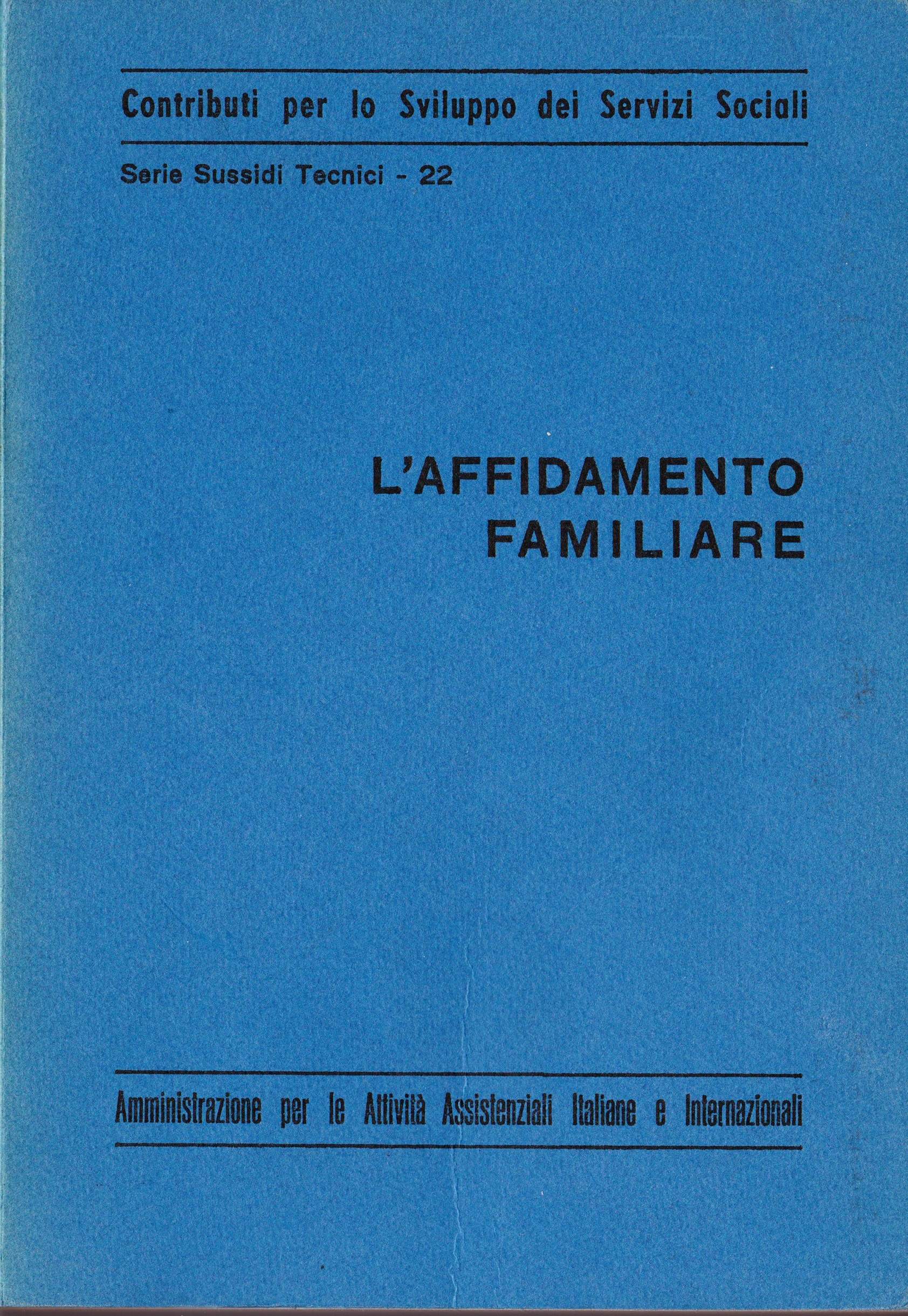 L’affidamento familiare
